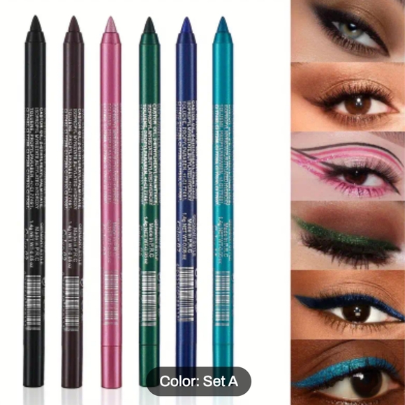 Makeup 14 Color Eyeliner Pen Monochromatic Pearly Glitter Eyeliner